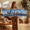 New York City Skyline Canvas Wall Art 12 x 46 Inch