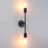 Filo Black Metal Wall Light