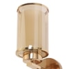 Eliante Modern Wall Lights Mild Steel & Glass Material Gold & Champaign Finish