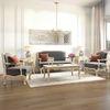 Helena 2 Seater Fabric Loveseat In Natural Colour