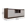 Nextstep Turtle TV Unit Walnut