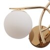 Eliante Modern Wall Lights Mild Steel & Glass Material Gold & White Finish