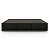 Toshi Engineered Wood Queen Size Drawer And Box Storage Bed In Rustic Walnut Finish