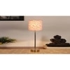 Multicolor cotton with Metal Gold Table Lamp