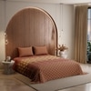 Stoa Paris King Size Bedsheet Bedsheet,  Copper