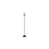 Jon Black Glass Shade Floor Lamp