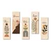 The Castle Decor Peace Dream Relax Wall Art Set of 5 27x48 Inch