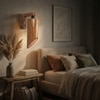 Cedar Brown Solid Wood Wall Lights