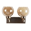 Eliante Modern Wall Lights Mild Steel & Glass Material Gold & Champaign Finish