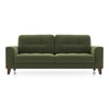 Verona Essential 3 Seater Fabric Sofa In Moss Green Colour