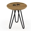 Capella Solid Wood Side Table in Natural Finish
