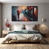 The Castle Decor Abstract Art Wall Painting Wooden Framed Digital Painting 27x48 Inch (Style 1)
