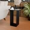Nextstep U End Table All Black