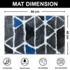 Luxe Home Macau Trangle Bath Mat (40x60 cm)- Grey