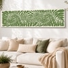 Botanical Boho Leaf Canvas Wall Art 12 x 46 Inch