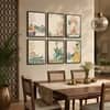 The Castle Decor Madhubani Pichwai Wall Art Set of 6 Design 3 10x13 Inch