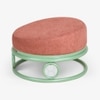 Dastoori Stainless Steel Outdoor Ottoman in Beige Colour