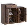 Danta Sheesham Wood  Shoerack  In Light Provincial Teak Finish