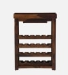 Anhandler Sheesham Wood Bar Cabinet In Provincial Teak Finish By Mudramark