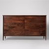 Reyna Solid Wood Chest of Drawers in Brown Colour