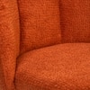 Cotton Fabric Dining Chair in Orange Colour