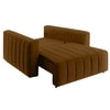 Beliss  Pull Out Sofa cum Bed  in Brown Colour