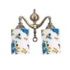 Devansh Metal Electric Wall Light in Multi Colour with Multi Shade Count of 2 Lights
