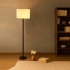 Devansh Wood Floor Lamp
