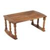 Fire Sheesham Wood  Study Table in Teak Finish