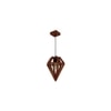 Gem Brown Solid Wood Single Hanging Light