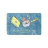 Luxe Home Happy Design Combo Kitchen Runner Mat- Blue (116x36 & 58x36 cm PC-2)