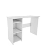 Woodbuzz Duke Engineered Wood Finish Study Table In Frosty White