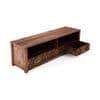 Vintara Sheesham Wood Contemporary TV Entertainment Unit for TV upto 65 inch in TEAK FINISH