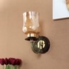 Eliante Modern Wall Lights Mild Steel & Glass Material Antique & Champaign Finish