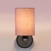 Devansh Metal Electric Wall Light in Grey Colour with Grey Shade Count of 1 Light