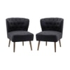 Azal Accent Chair in Black Colour Set 2