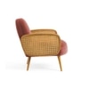 Holden Cane Accent Chair in Pink Colour