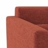Lewis 2 Seater Fabric Sofa In Dark Coral Colour