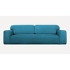 Parega 3 Pull Out Sofa Cum Bed In Blue Colour