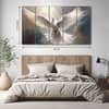The Castle Decor Birds Art Wall Painting Wooden Framed Digital Painting 27x48 Inch (Style 3)