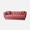 Exalt Fabric Sofa (Pink)