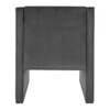 Shuntina Accent Velvet Chair in Dark Grey Colour