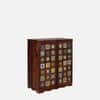 Rangrez Small Sheesham Wood Bar Cabinet in Honey Oak Finish