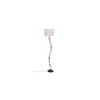 Iole Multicolour Fabric Floor Lamp with Black Iron Base