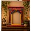 Desert Art MDF Handpainted Rajasthani Jharokha Wall Frame 15 x 17 Inch in Multicolour
