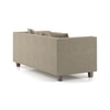 Windsor Premium 2 Seater Fabric Sofa in Mist Brown Colour