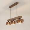 Star Brown Solid Wood Cluster Hanging Light