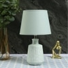 Textured Elegance Table Lamp Green Base