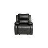 Cheer Leatherette One Seater Manual Recliner in Black Colour