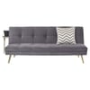 Lebon 3 Seater Sofa Cum Bed In Grey Color